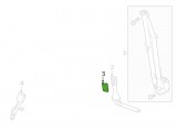 Front Seat Belt Anchor Plate Cover